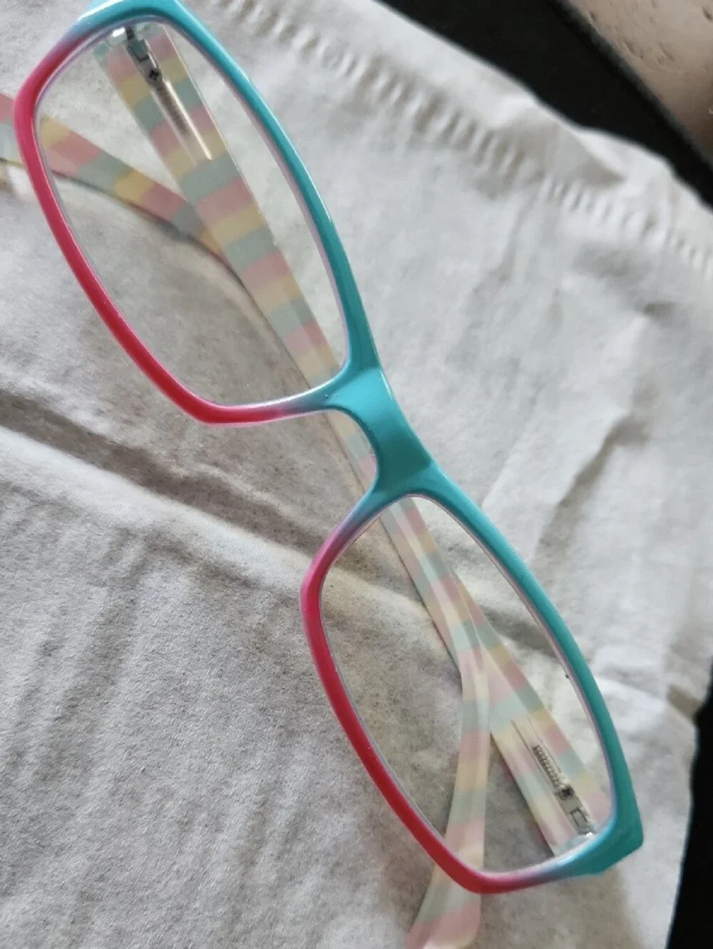 NEW Women Reading Glasses 2 Pairs Ladies Purple Spring Hinge Sides Readers 2.0
